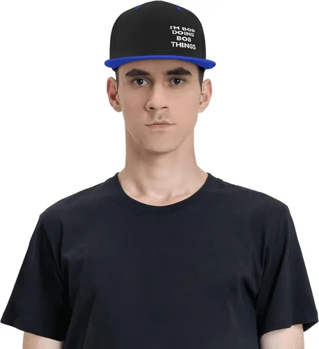 Vista 8 de Unisex Im_Bob_Doing Bob Things Logo Baseball Cap Hat Adjustable Fashion Outdoors Sandwich Cap