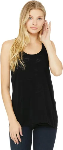 Vista 9 de Bella - Camiseta de tirantes para mujer, con espalda cruzada y holgada Athletic Heather