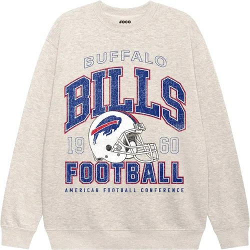 Vista 12 de FOCO Sudadera unisex de cuello redondo con logotipo de equipo universitario de la NFL
