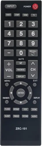 Vista 3 de ZRC-101 - Mando a distancia reemplazado para Insignia TV NS-LCD37-09 NS-LCD42HD-09 NS-LCD15-09 NS-LCD19-09 NS-LCD22-09 NS-LCD26-09 NS-LCD32-09