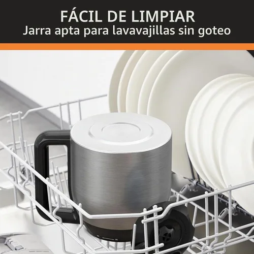 Vista 6 de Krups Simply Brew Cafetera de Goteo de Acero Inoxidable y Jarra Térmica 12 Tazas Programable, Personalizable, Pantalla Digital, Filtro de Café