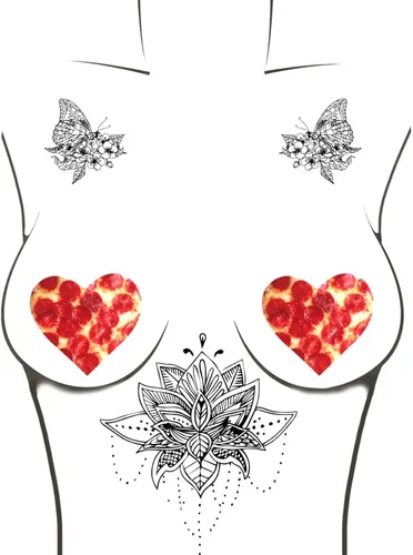 Vista 3 de Neva Nude Nipztix Pasties - Fundas para pezones para festivales, raves y lencería, adhesivo de grado médico, a prueba de sudor, fabricado en Estados