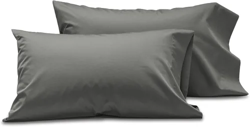 Vista 4 de Cuddledown Heritage - Juego de fundas de almohada 100% algodón, calidad premium, tejido de satén ultrasuave Transpirable Estándar/Queen