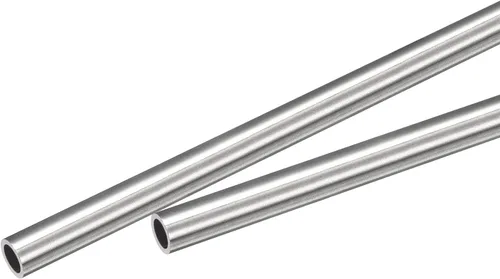 Vista 78 de uxcell Tubo capilar del acero inoxidable 304, tubería gruesa del metal de la longitud de la pared de 820.2 ft m del OD 18.0 ft m x 0.7 ft m
