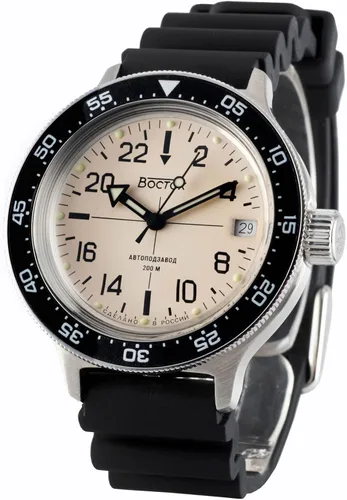 Vista 2 de Vostok Anfibio automático de cuerda automática rusa militar Vostok 710AN SE Casual