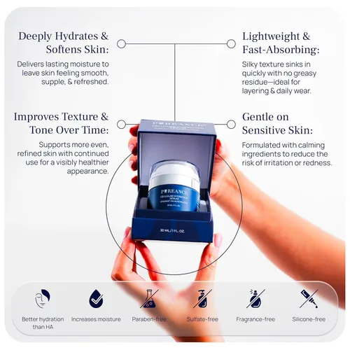 Vista 2 de Suero de hidratación celular – Alternativa al ácido hialurónico – Suero para la piel facial para hidratar – para mujeres y hombres – Con hamamelis
