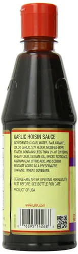 Vista 3 de Lee Kum Kee Lkk Salsa Hoisin de ajo, 20.8 onzas (paquete de 12)