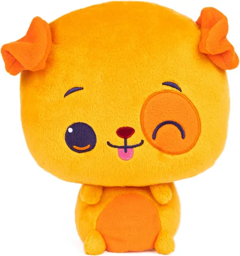 Vista 8 de GUND Drops, Gina Spots, Expressive Premium - Animal de peluche suave para mascotas, leopardo morado, 9 pulgadas
