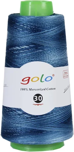 Vista 40 de Golo 3 bolas de hilo de ganchillo tamaño 30, hilo de bordar y lana para tejer a mano para calados 045 000-045 Rojo Caliente