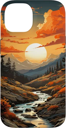 Vista 4 de Great Smoky Mountains - Mountain Scene Mountain Theme Nature Case for iPhone 17