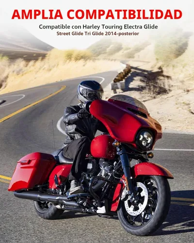 Vista 6 de Amazicha Kit de herramientas de acoplamiento de 4 puntos, 4 cubiertas de hardware de acoplamiento compatibles con Harley Davidson Touring Street