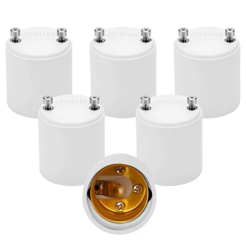Vista 10 de Paquete de 2 adaptadores JACKYLED GU24 a E26, hasta 392 ℉ resistentes al