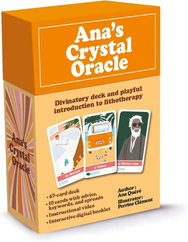 Vista 3 de Dusserre Ana's Crystal Oracle Tarot Adivinación Cartomancy Juego de cartas