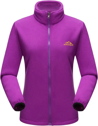 Vista 3 de MAGCOMSEN - Chamarra de esquí 3 en 1 para mujer, con forro interior de vellón, chamarra tipo parca resistente al viento e impermeable