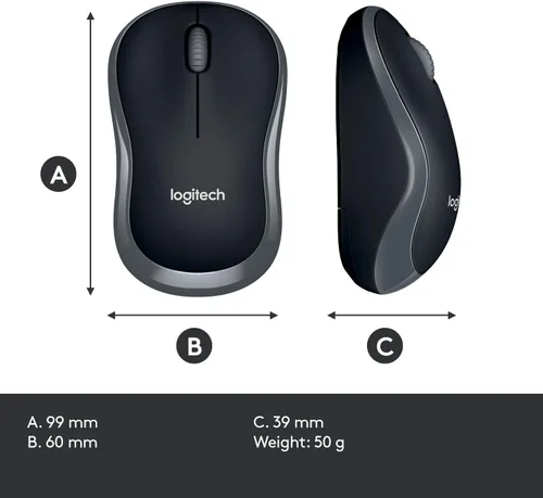 Vista 9 de Logitech combo inalámbrico MK270 de teclado y mouse, Negro
