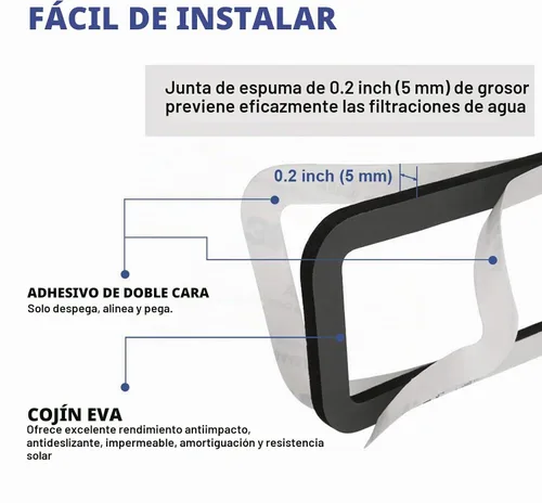 Vista 3 de 3ª tercera junta de sello de luz de freno (2 piezas) compatibles con Ram 1500 2009 a 2017, para Ram 2500 3500 2010 a 2017 reemplazo de junta