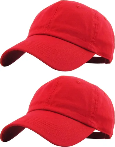 Vista 6 de KBETHOS Gorra de béisbol clásica unisex de algodón ajustable con corona baja - Sombrero liso para papá negro (1 unidad)