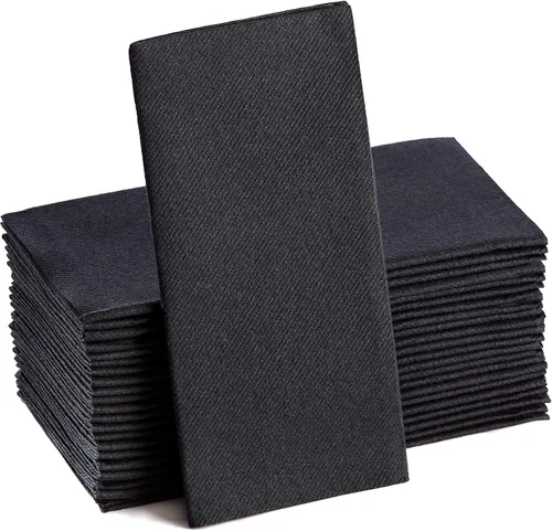 Vista 21 de Servilletas de papel azul bebé, tela desechable de lino como servilletas de cena, toallas de mano, suaves, absorbentes, servilletas de mano de papel