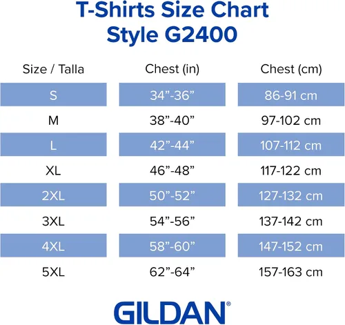 Vista 5 de Gildan Ultra Cotton Camiseta de manga larga de algodón para hombre, estilo G2400, paquete múltiple