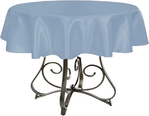 Vista 27 de Mantel redondo satinado de 36 pulgadas (azul Acqua)