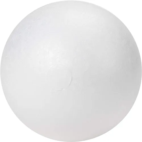 Vista 7 de Juvale Medias bolas de espuma hueca, paquete de 4, 4 pulgadas de diámetro, color blanco, kit de esferas de espuma para manualidades y formas