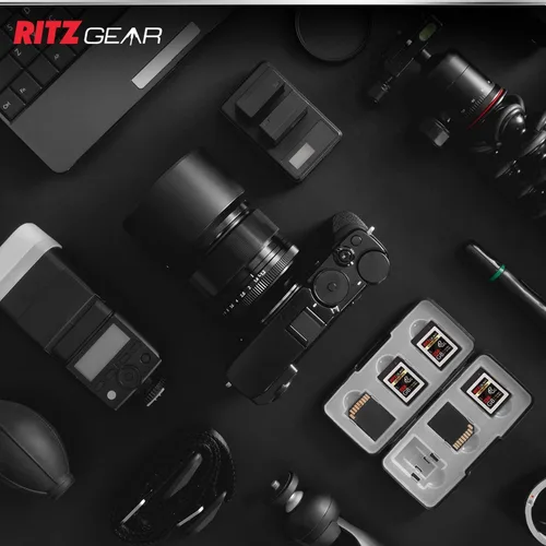 Vista 2 de Ritz Gear RG CFExpress Tipo B Tarjeta de 256 GB (1700/1100 R/W) + Tarjeta SD UHS-II 256 GB SDXC Tarjeta de memoria U3 V60