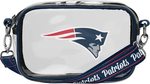 Vista 15 de FOCO NFL Womens NFL Team Logo Stripe Clear Crossbody Bag