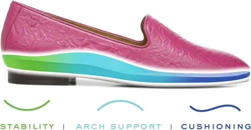 Vista 2 de Vionic Willa - Zapatos informales de punto para mujer, sin cordones, Frosty abeto