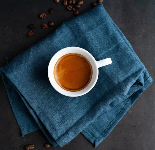 Vista 5 de Cusinox - Juego de tazas de café expreso de porcelana blanca para café expreso, 2 onzas