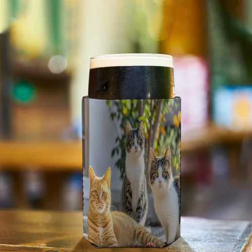 Vista 5 de Cats Cup Sleeve Reusable Iced Coffee Sleeves Cute Insulated Cup Sleeve for Cold Beverages Coffee Cup Holder Fits All For Regular Size Bottles