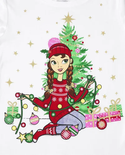 Vista 2 de The Children's Place girls Long Sleeve Graphic T shirt
