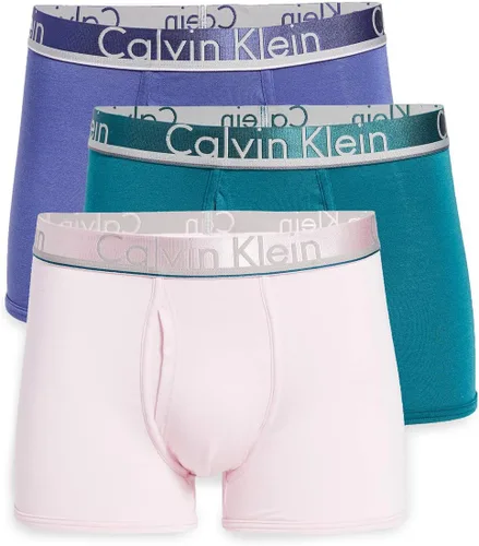 Vista 3 de Calvin Klein Troncos Comfort Micro Multipack para hombre Rojo/azul (biking red/dusty blue/capsize)