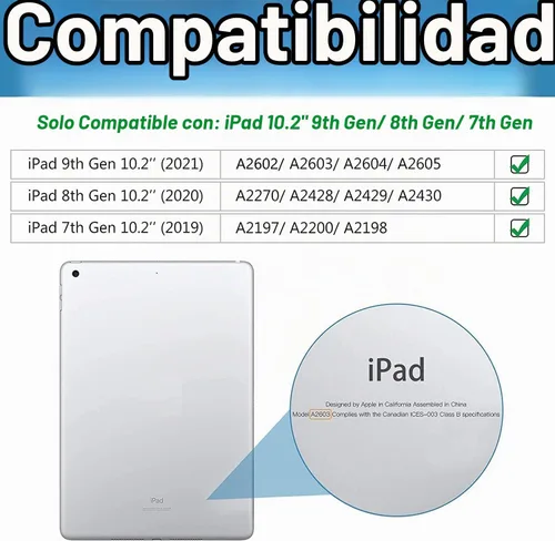 Vista 2 de ProCase Funda delgada con soporte para iPad de 10,2" 9ª/8ª/7ª