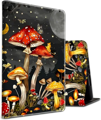 Vista 31 de Funda para tablet Fire 7 (12ª generación, versión 2022), delgada, a prueba de golpes, delgada, de piel sintética, con función de apagado/encendido