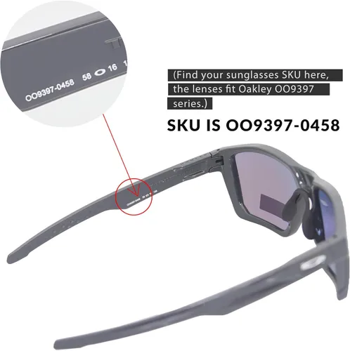 Vista 6 de Walleva - Lentes de repuesto para gafas de sol Oakley Targetline