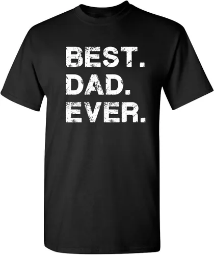 Vista 9 de Feelin Good Tees El mejor regalo de papá para papá, camiseta gráfica divertida del Día del Padre "Best Dad Ever" Camisetas gráficas novedosas
