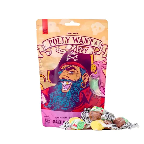 Vista 19 de Taffy Shop World's Best Taffy - Caramelos masticables suaves y gourmet, paquete variado, aperitivo dulce a granel, regalo fresco y sin gluten, 30