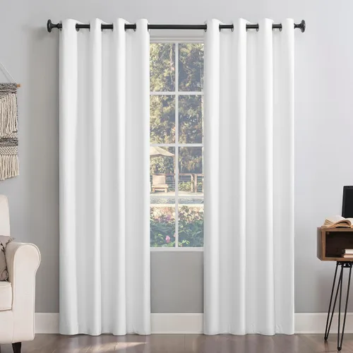 Vista 11 de Sun Zero Columbia - Paquete de 2 paneles de cortinas térmicas con ojales, par, 100 % opacas, ahorro de energía, 50 x 84 pulgadas, azul brumoso Azul