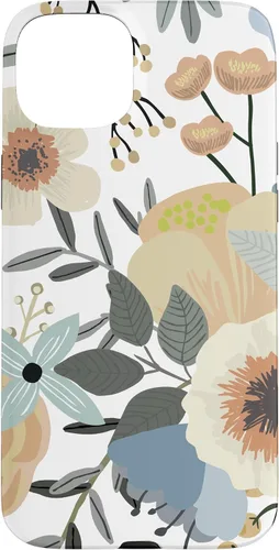Vista 9 de iPhone 16 Boho Wildflower Garden Earth Tone Botanical Floral Pattern Case
