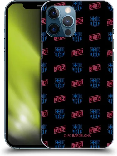 Vista 9 de Head Case Designs Funda rígida con licencia oficial del FC Barcelona con logotipo y patrón de Forca Barca compatible con Apple iPhone 12 Pro Max
