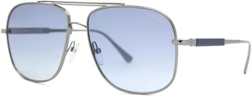 Vista 2 de Tom Ford Jede FT 0669 DARK RUTHENIUMBLUE SHADED 6015145 - Gafas de sol para hombre