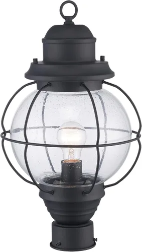 Vista 3 de Trans Globe Lighting 69905 BK Catalina - Linterna para exteriores (19 pulgadas), color negro