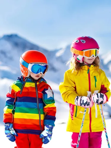 Vista 2 de SATINIOR 2/6 pares de guantes de nieve para niños 6