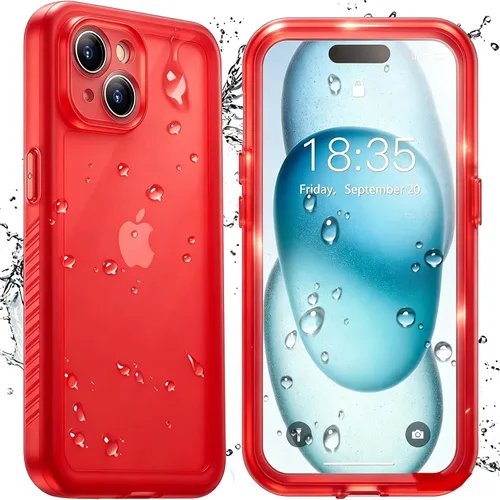Vista 77 de Miracase - Funda magnética para iPhone 14 Plus de 6.7 pulgadas (compatible con MagSafe) (con 2 protectores de pantalla), protección de grado Negro