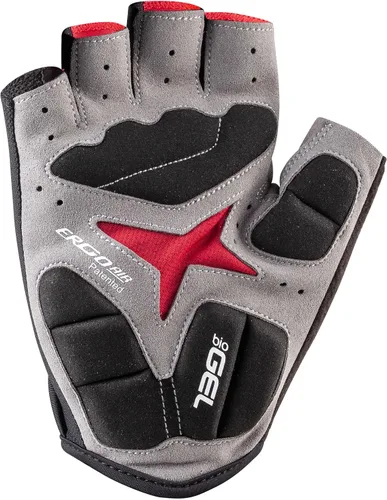 Vista 2 de Garneau Men's Biogel Rx Bike Gloves Half-Finger Cycling Gloves for Men Shock-Absorbing Pad Breathable & Lightweight cereza de Barbados