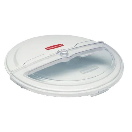Vista 2 de Rubbermaid Commercial Products ProSave - Tapa deslizante con cuchara de 3 tazas, color blanco