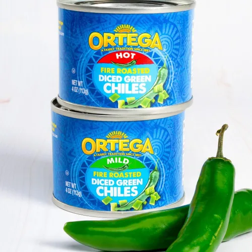 Vista 7 de Ortega Chile verde tostado al fuego, suave, 4 onzas