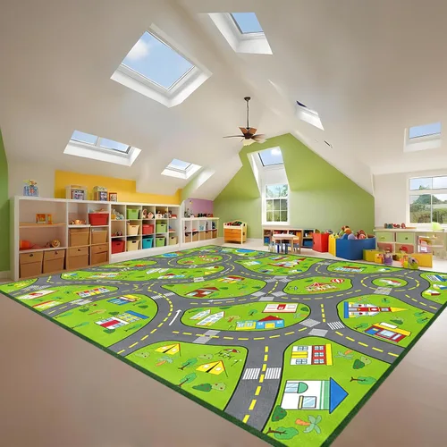 Vista 26 de Alfombra infantil ABC para sala de juegos, alfombra del alfabeto para dormitorio, educativa para aprender preescolar, alfombras para guardería