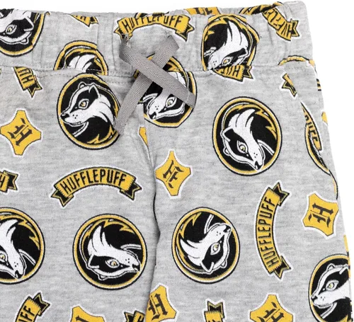 Vista 4 de Harry Potter Gryffindor Slytherin Hufflepuff Ravenclaw - Paquete de 2 pantalones deportivos de forro polar para niños pequeños a grandes