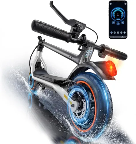 Vista 22 de Scooter eléctrico - Scooter eléctrico para adultos y adolescentes Negro 2